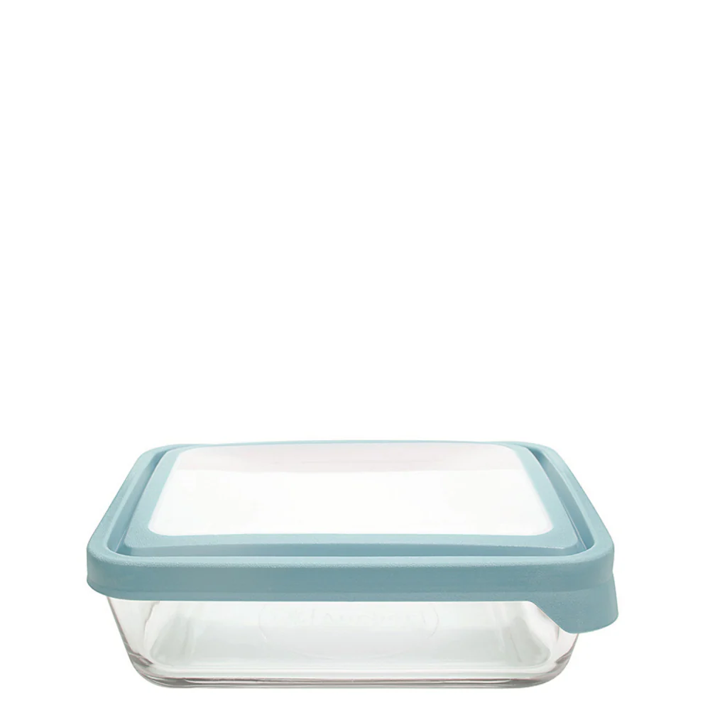 CLEARANCE Anchor Hocking® TrueSeal™ Storage Rectangle 6 cup w/Blue Lid