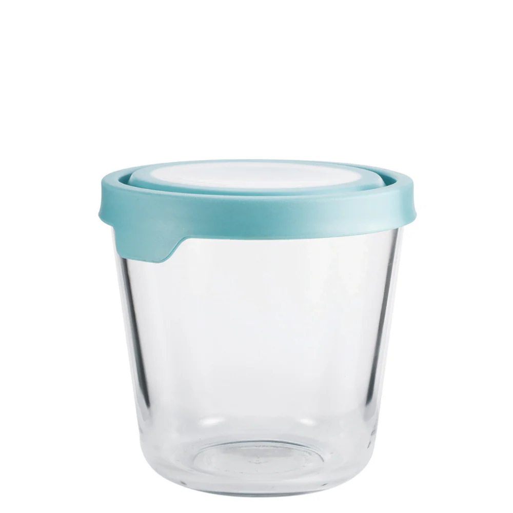 Anchor Hocking® TrueSeal™ Storage Tall Round 7 cup w/Blue Lid