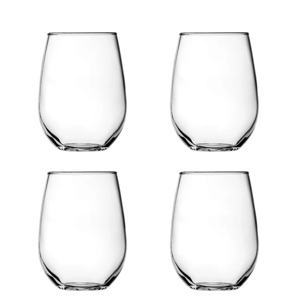 CLEARANCE Anchor Hocking® Vienna Stemless White Wine-4 Pack (443mL)