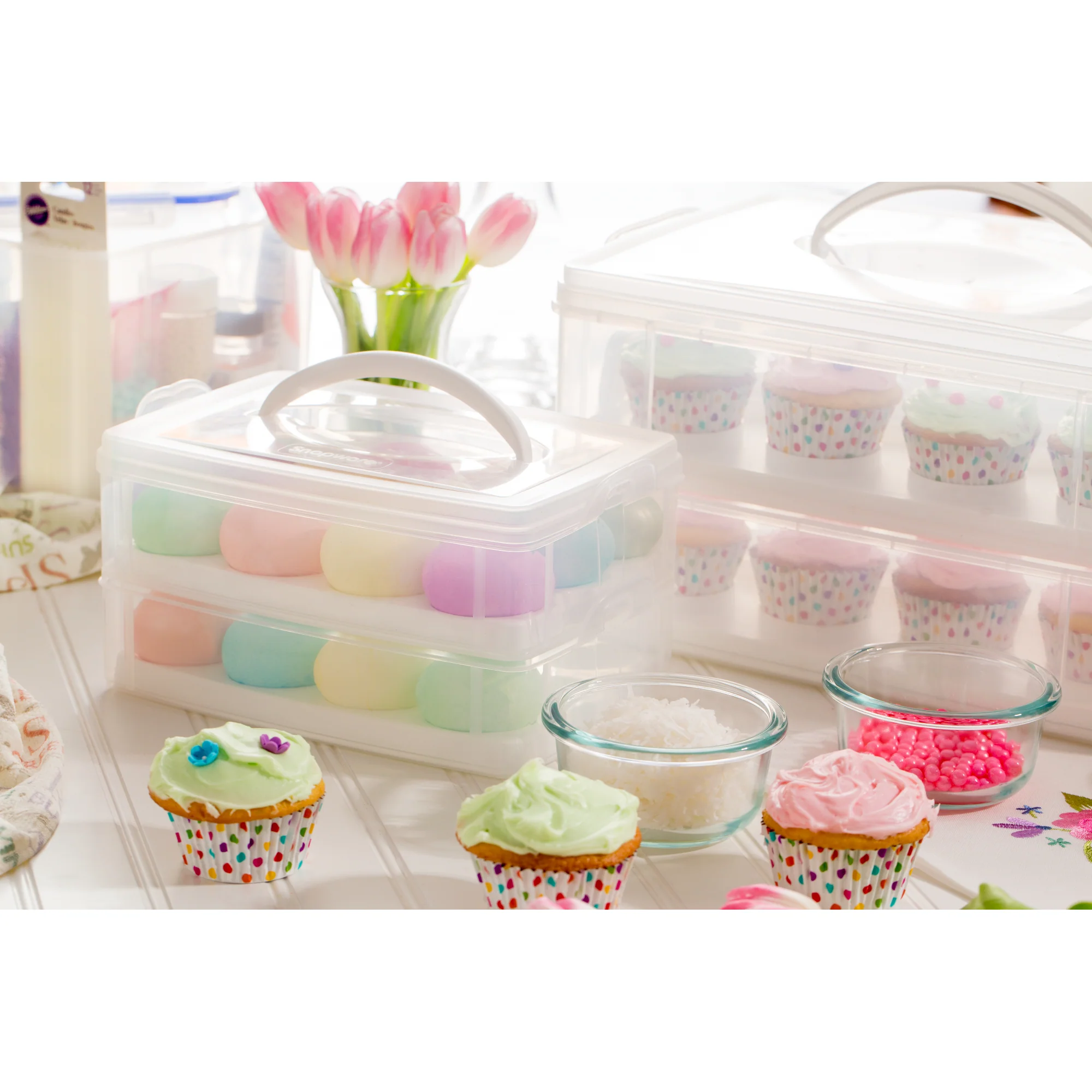 Clearance Snapware® 2 Layer Cup Cake Carrier - Image 2