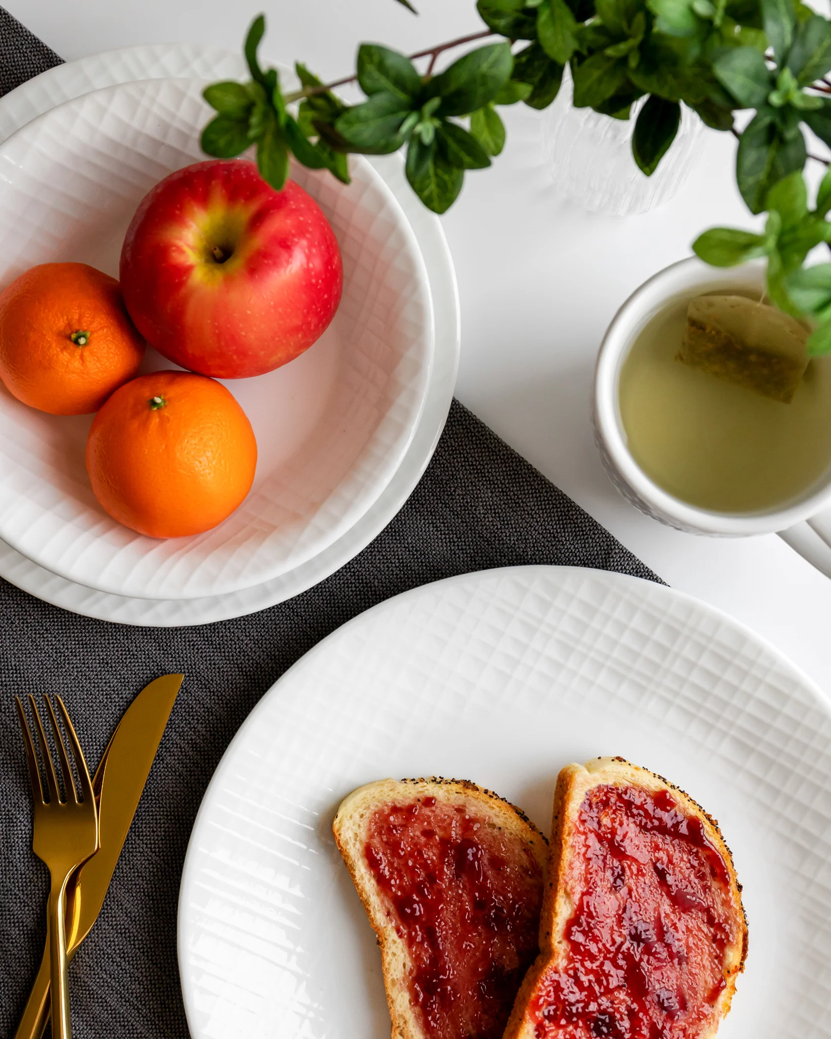Corelle® Linen Weave Dinner Plate 26cm - Image 3