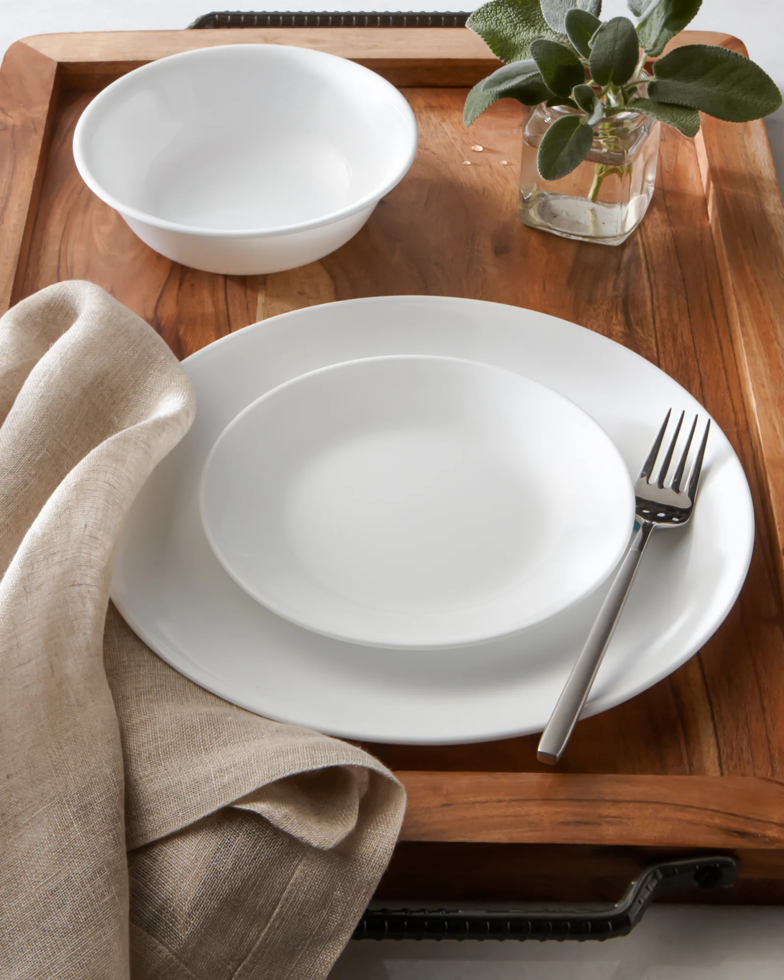 Corelle® Winter Frost White 12 Piece Dinner Set - Image 2