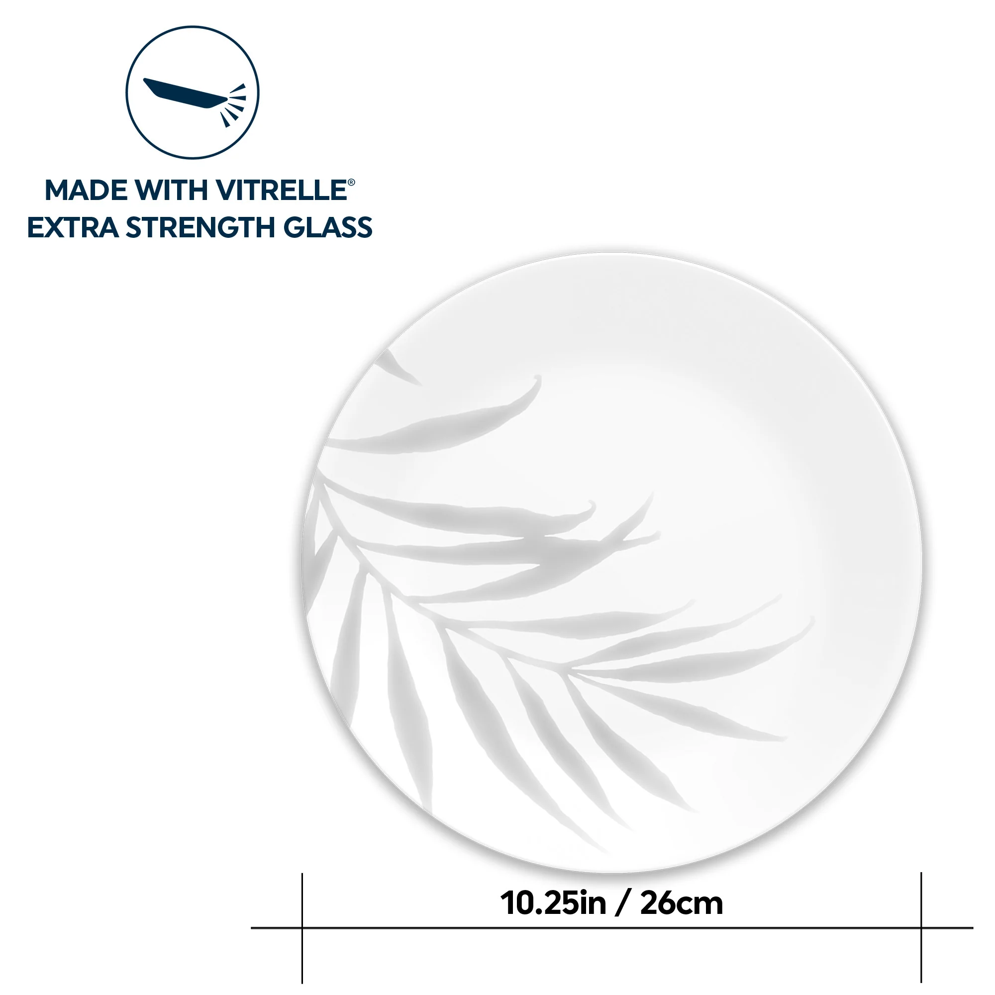 CLEARANCE Corelle® Solar Print Dinner Plate 26cm - Image 6