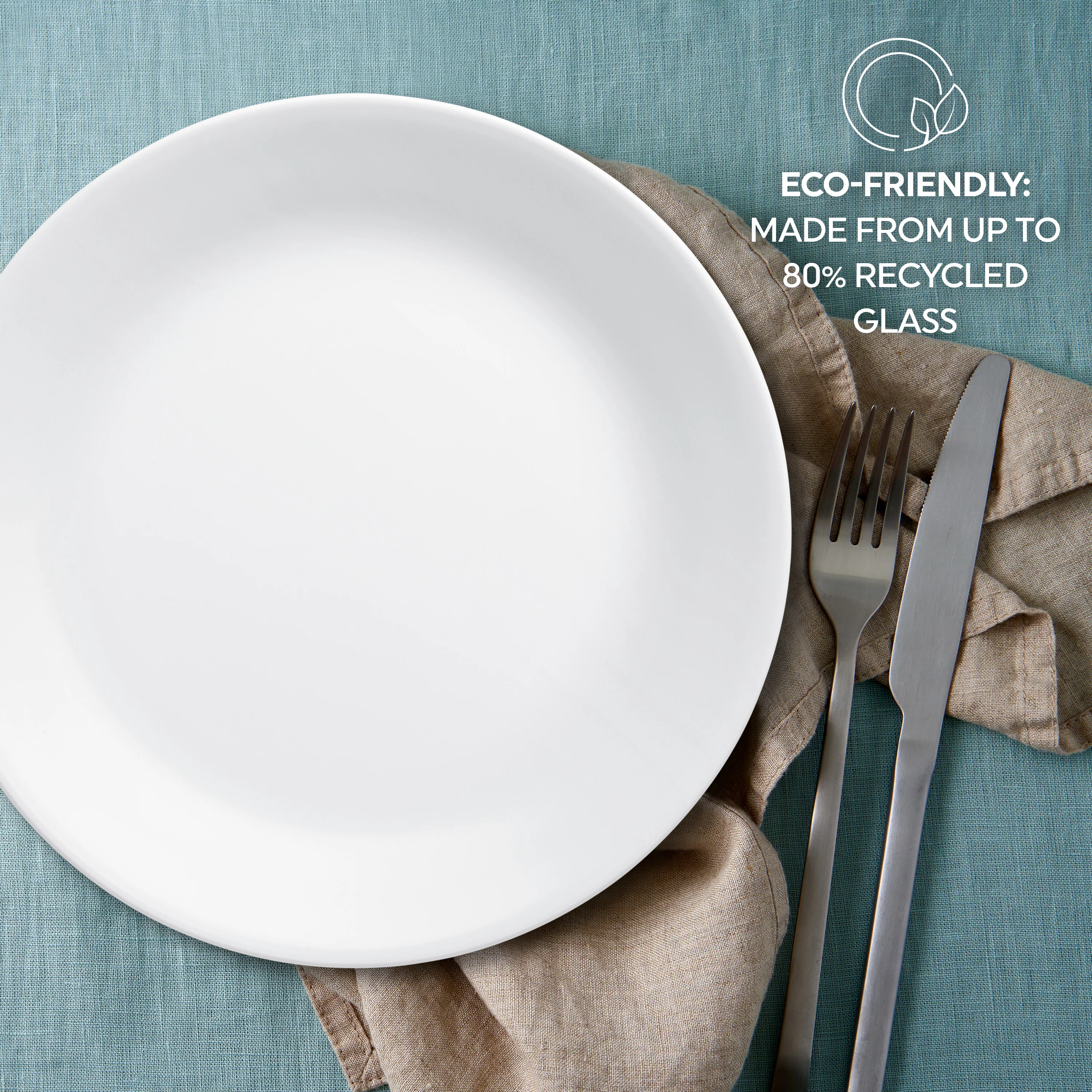 Corelle® Winter Frost White Dinner Plate 26cm - Image 3