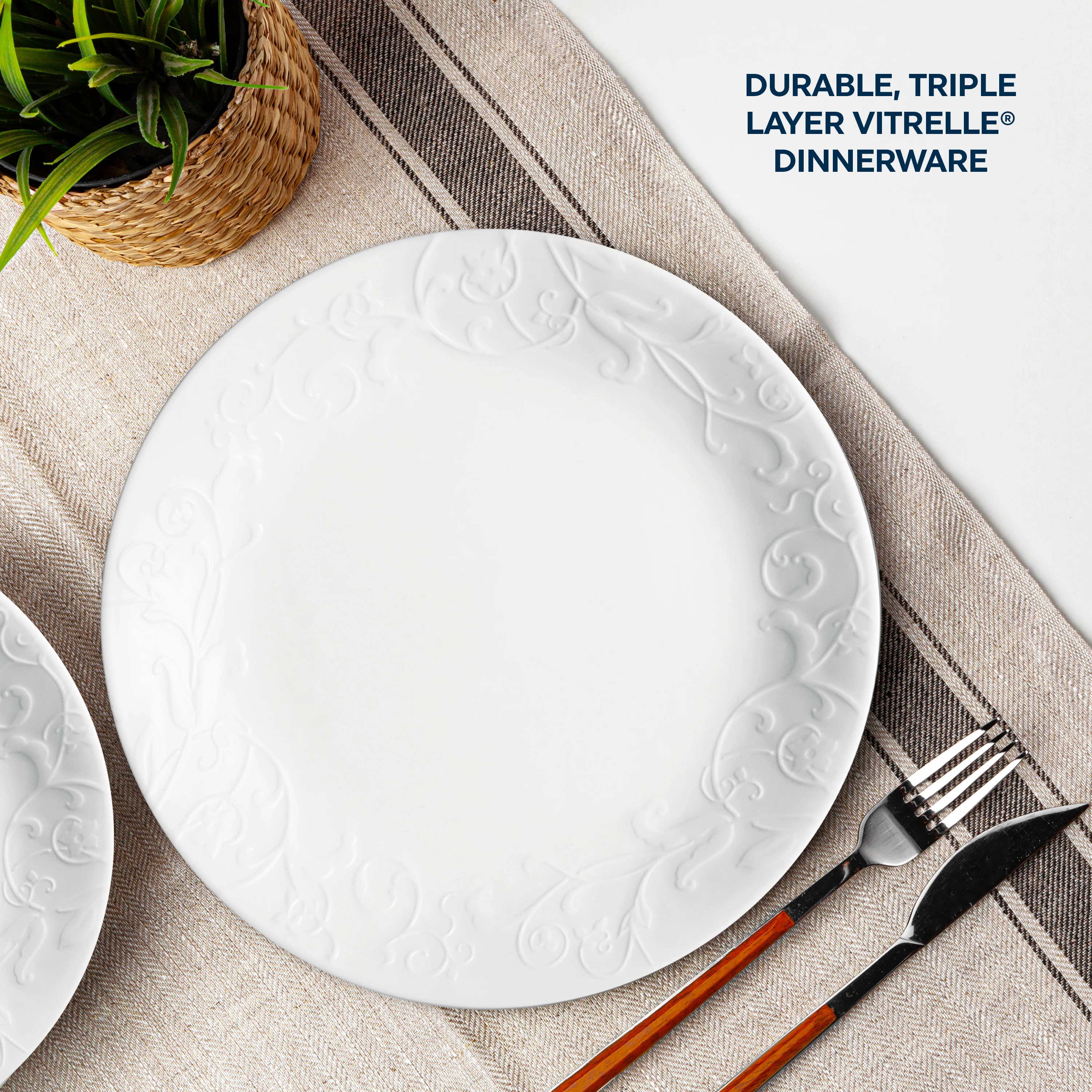 Corelle® Bella Faenza Lunch Plate 21.6cm - Image 3