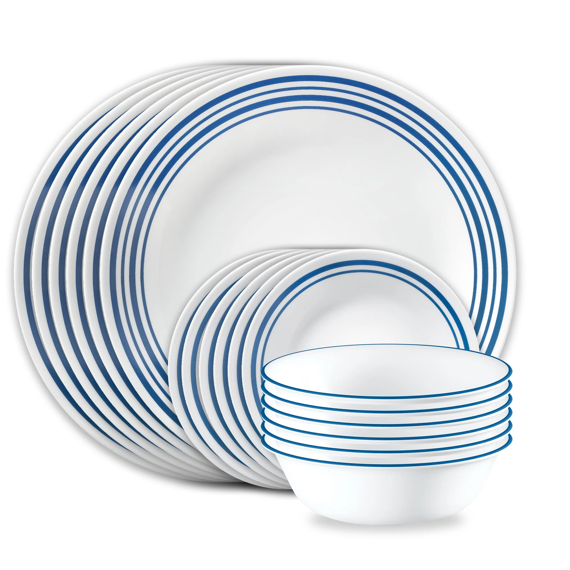 Corelle® Laila 18 Piece Dinner Set-DTCM - Image 5