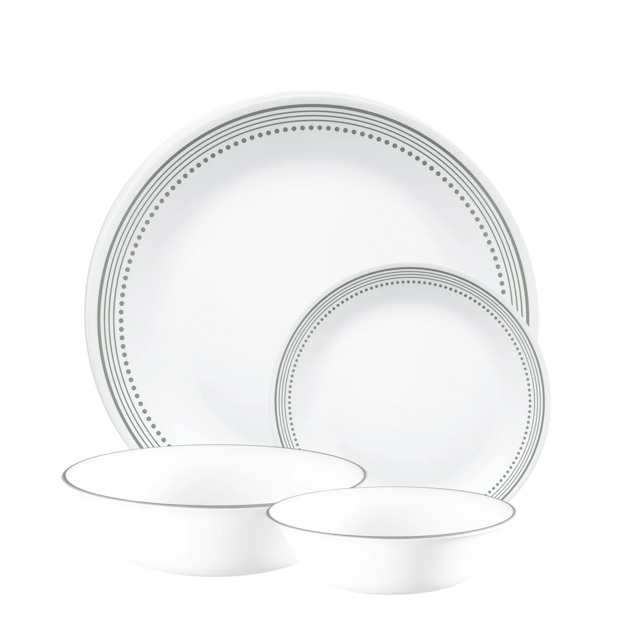 Corelle® Mystic Gray 16 Piece Dinner Set