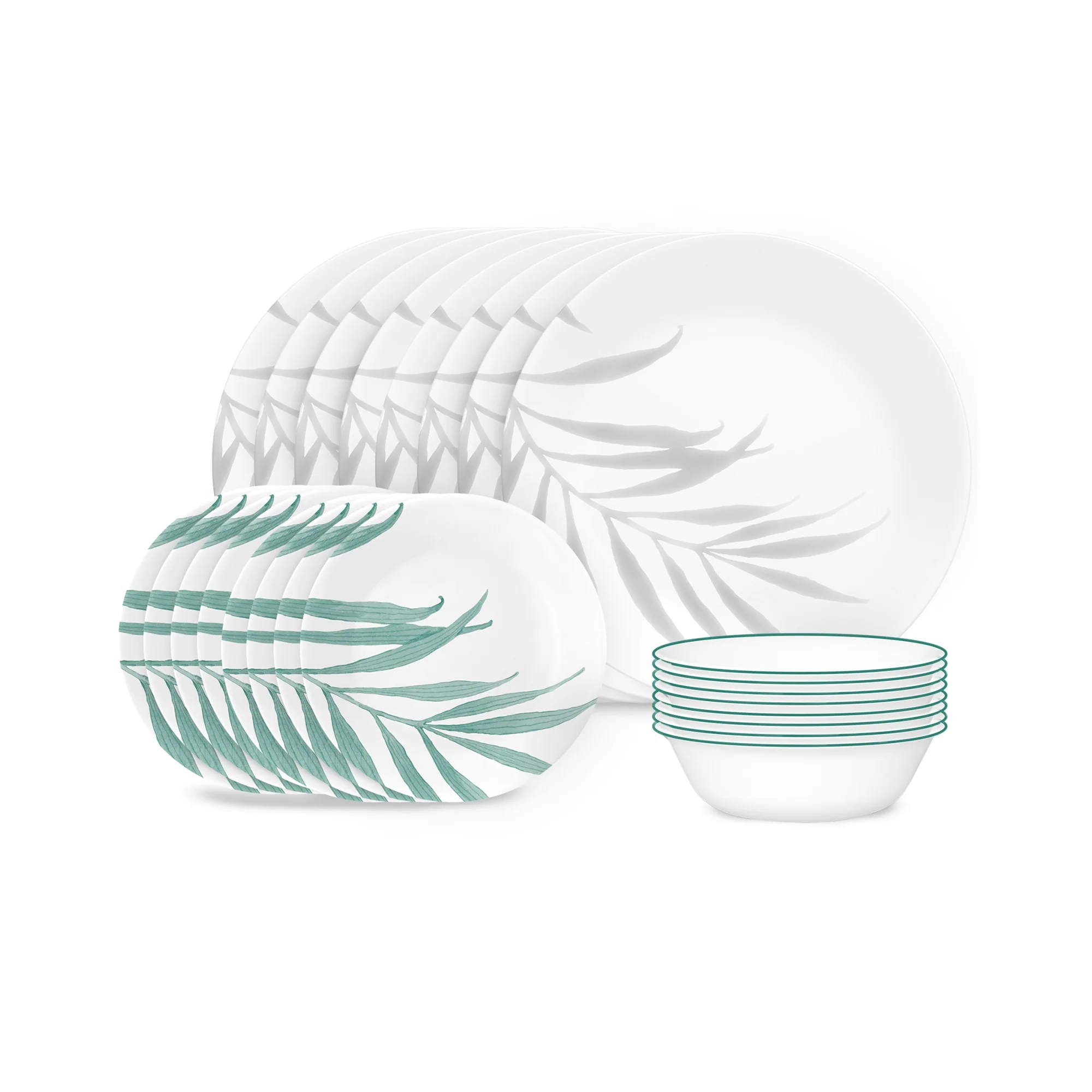 Corelle® Solar Print 18 Piece Dinner Set-DTCM - Image 2