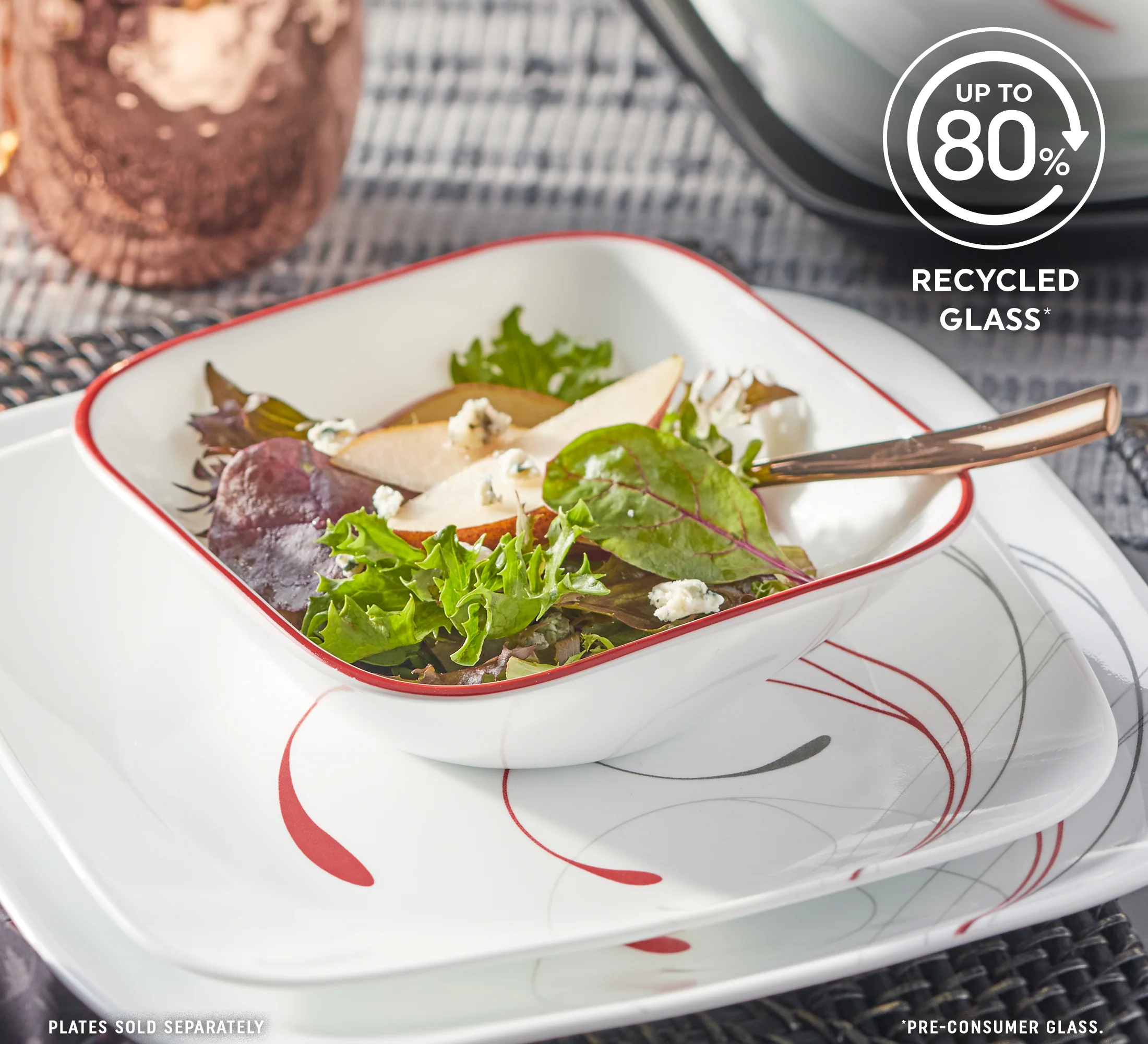 Corelle® SQ RND Splendor Soup Cereal Bowl 650mL-6 Pack-DTCM - Image 3