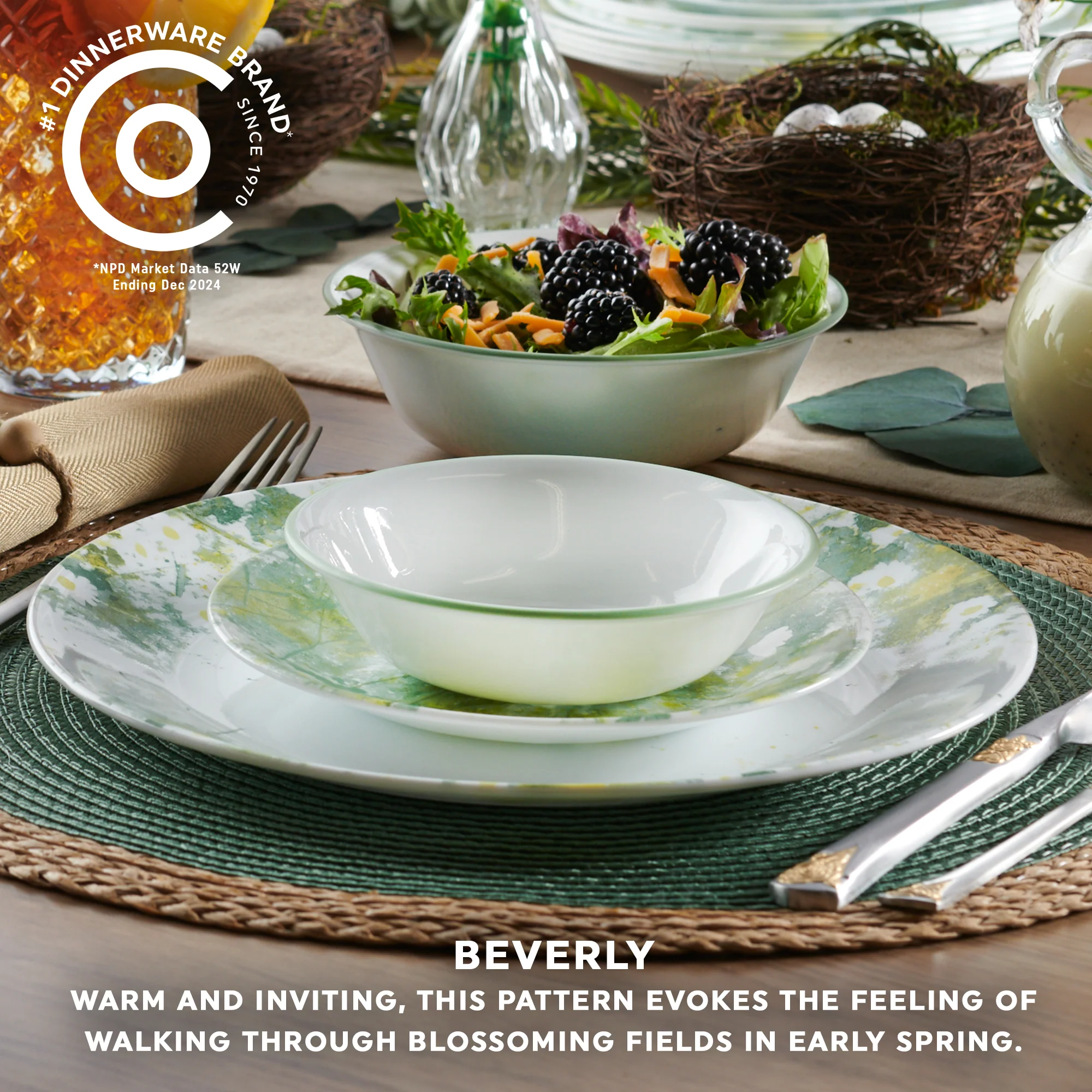 Corelle®  Beverly 16 Piece Dinner Set - Image 2