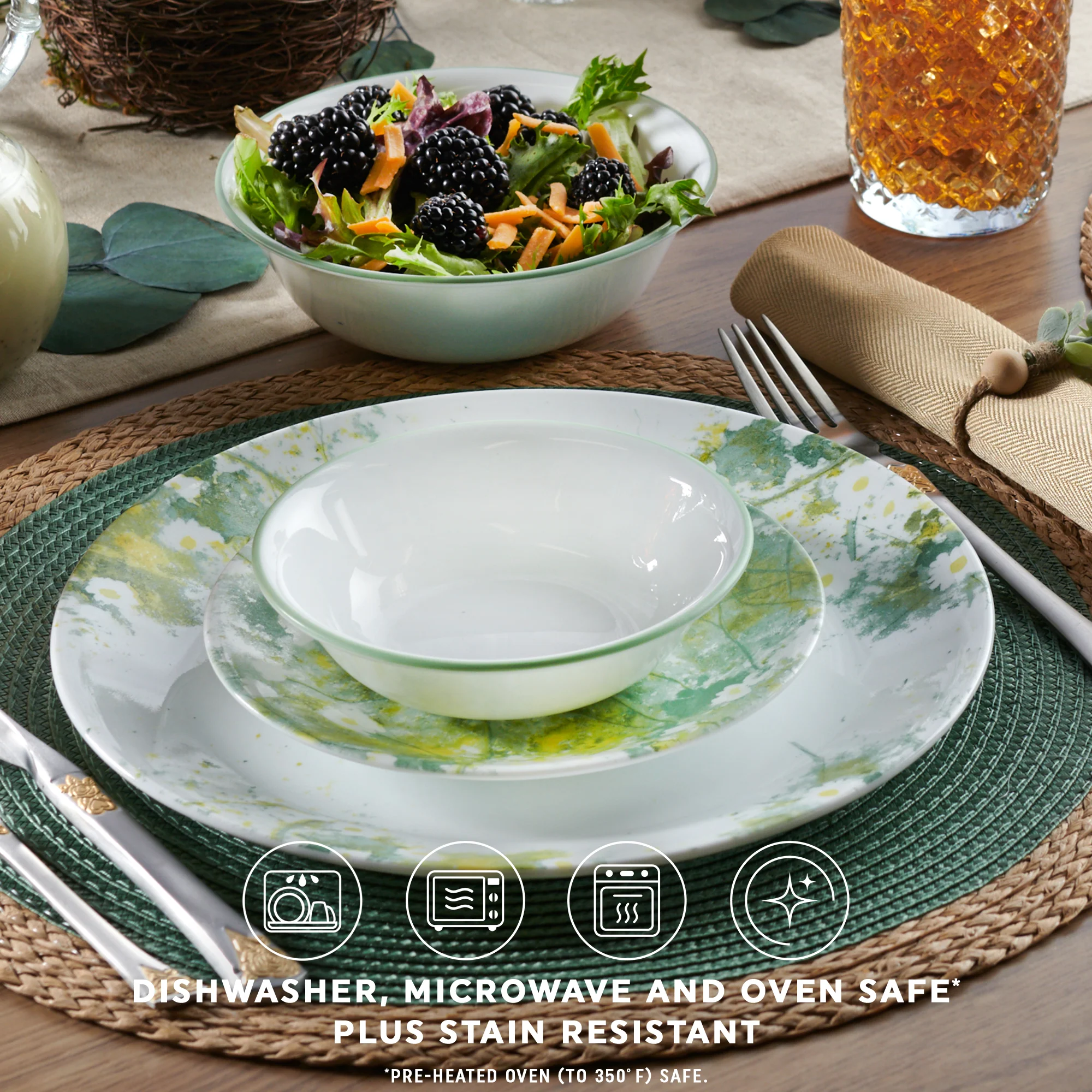Corelle®  Beverly 16 Piece Dinner Set - Image 3