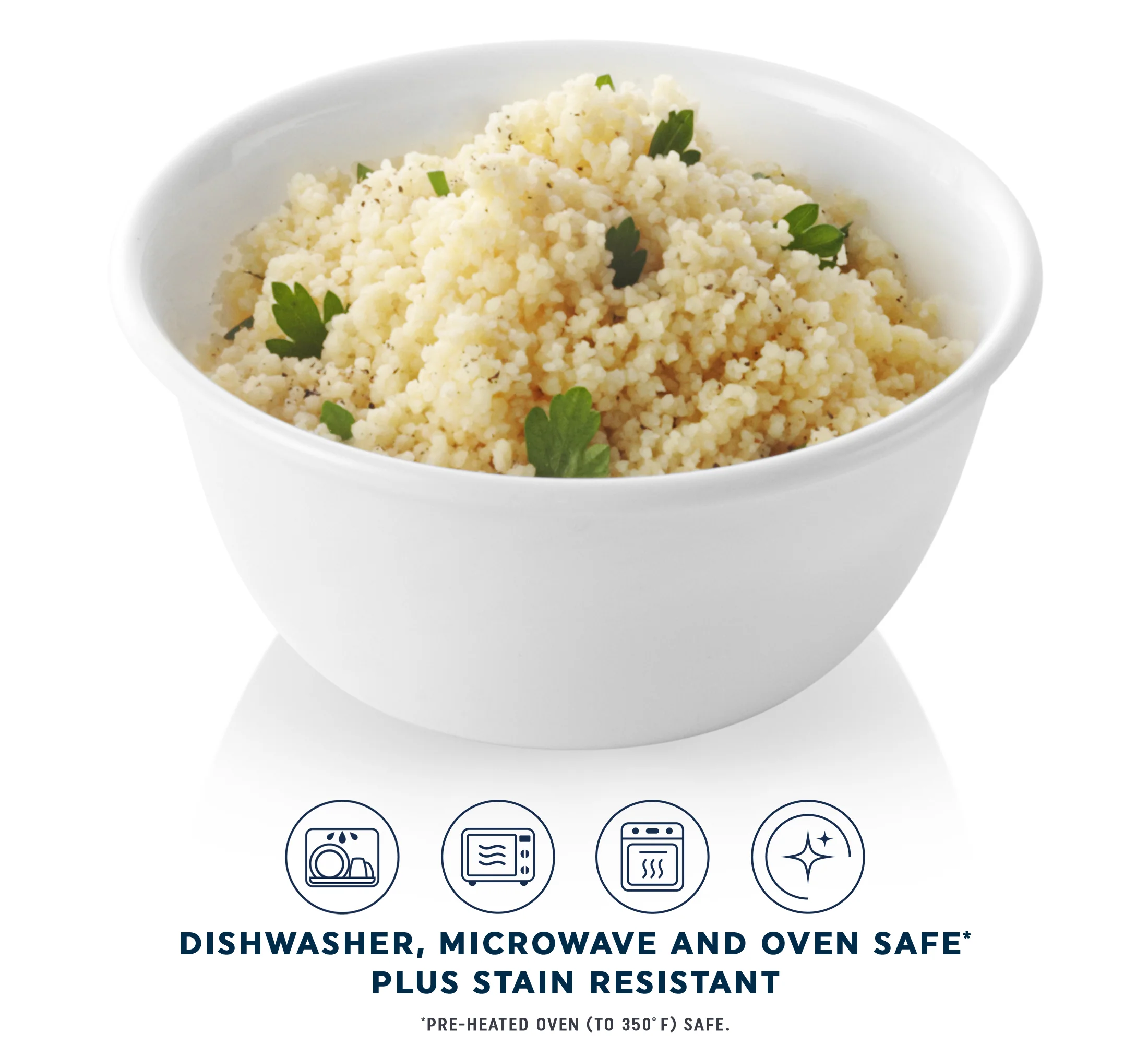 Corelle® Winter Frost White Rice Bowl 354mL-4 Pack-DTCM - Image 2