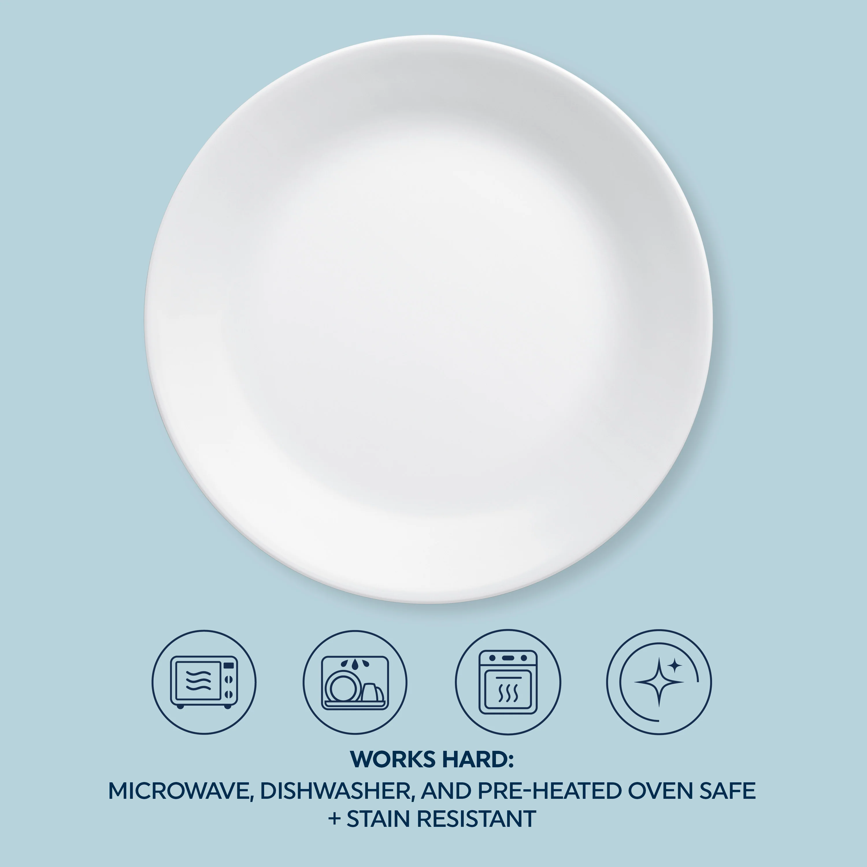 Corelle® Winter Frost White Side Dish 17cm-8 Pack-DTCM - Image 4