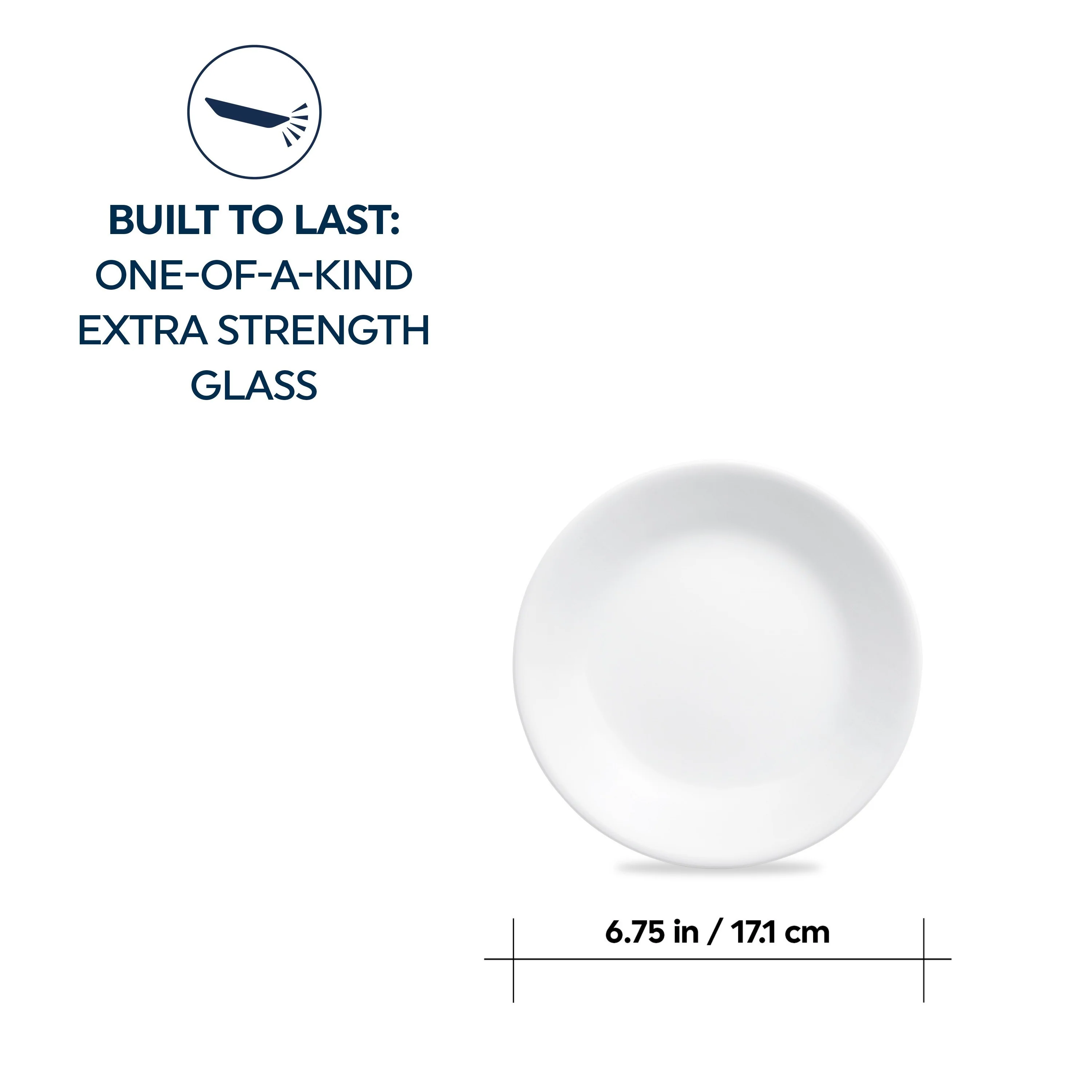 Corelle® Winter Frost White Side Plate 17cm-6 Pack-DTCM - Image 5