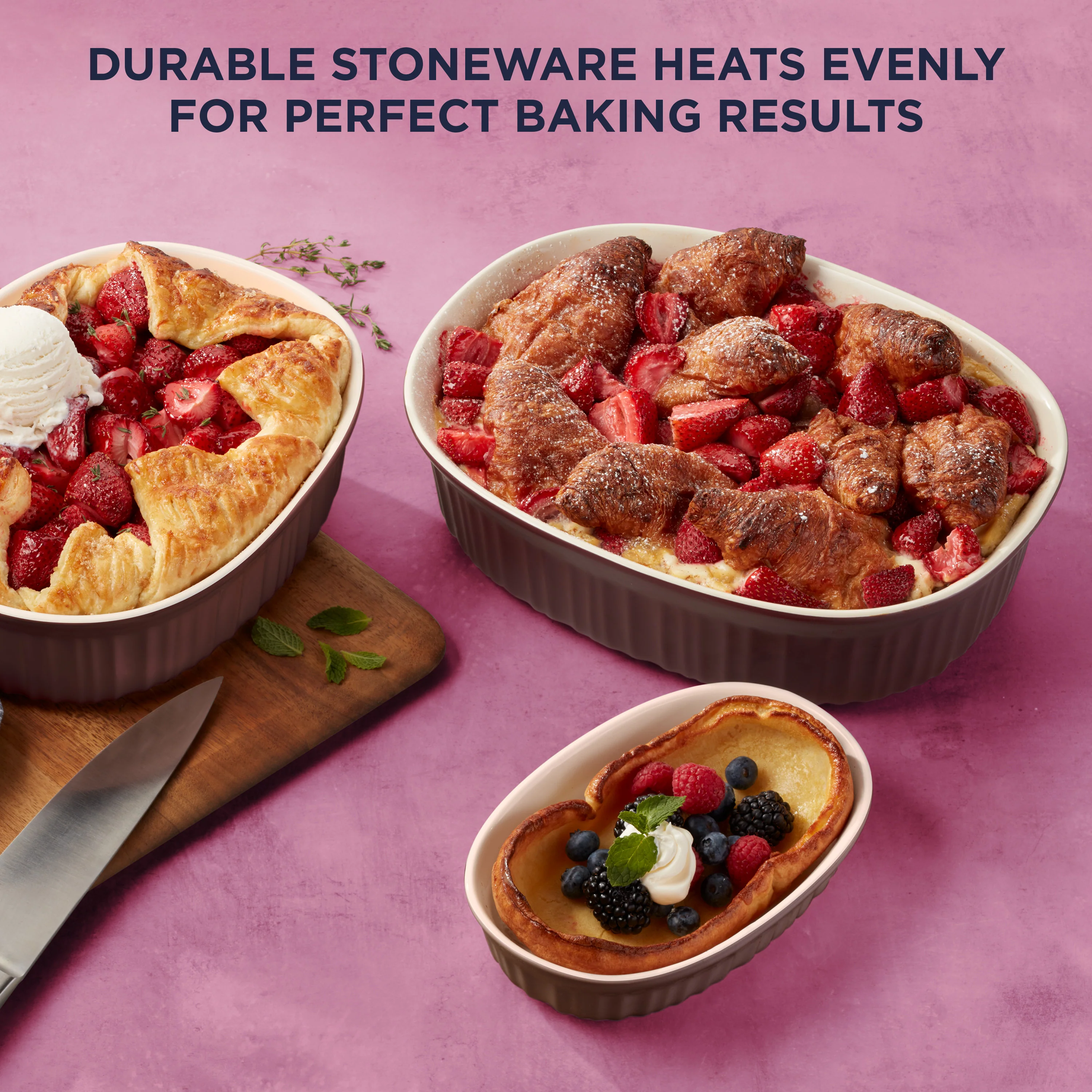 CLEARANCE Corningware® FW Colors 10 Piece Set Cabernet - Image 5