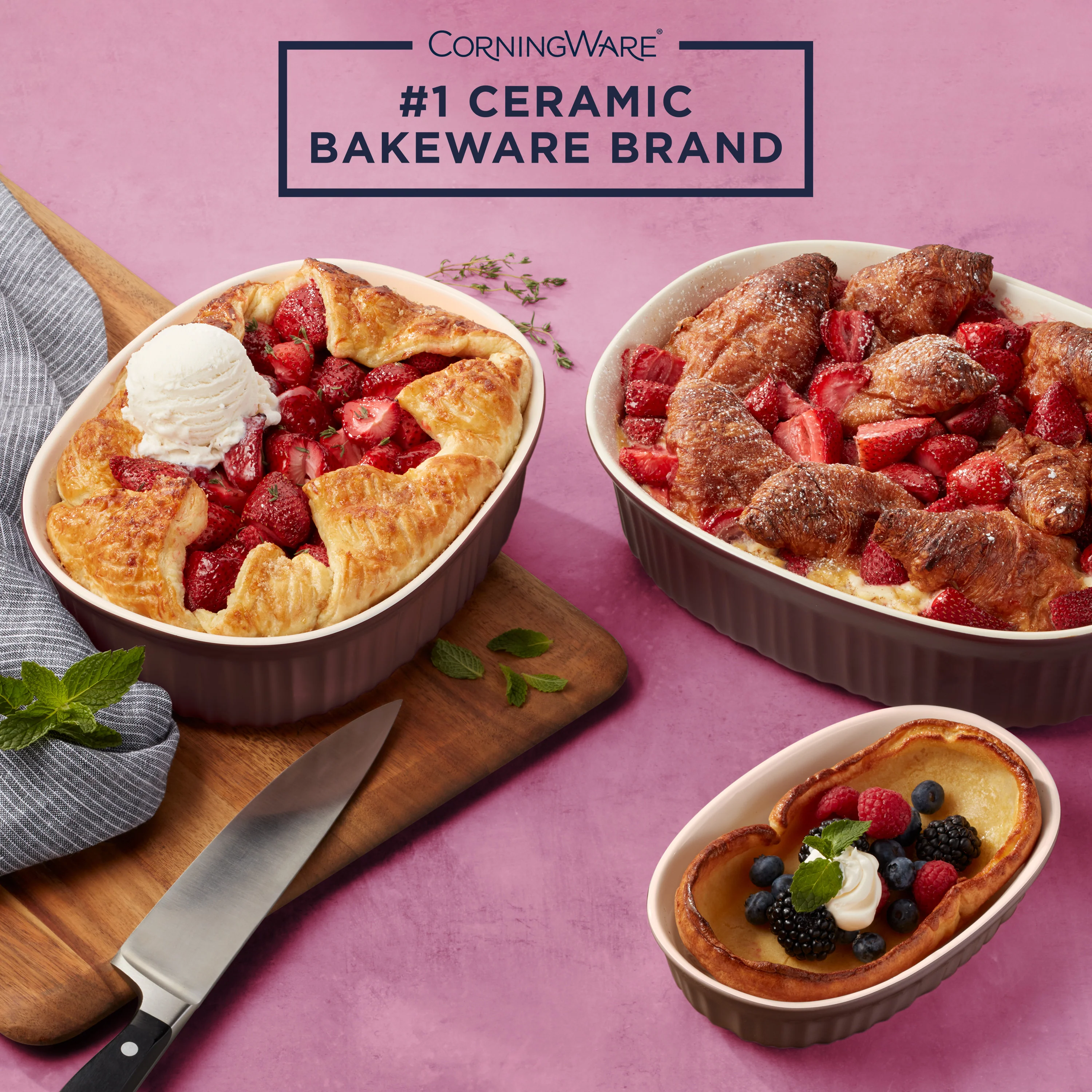 Corningware® FW Colors 6 Piece Set Cabernet - Image 3