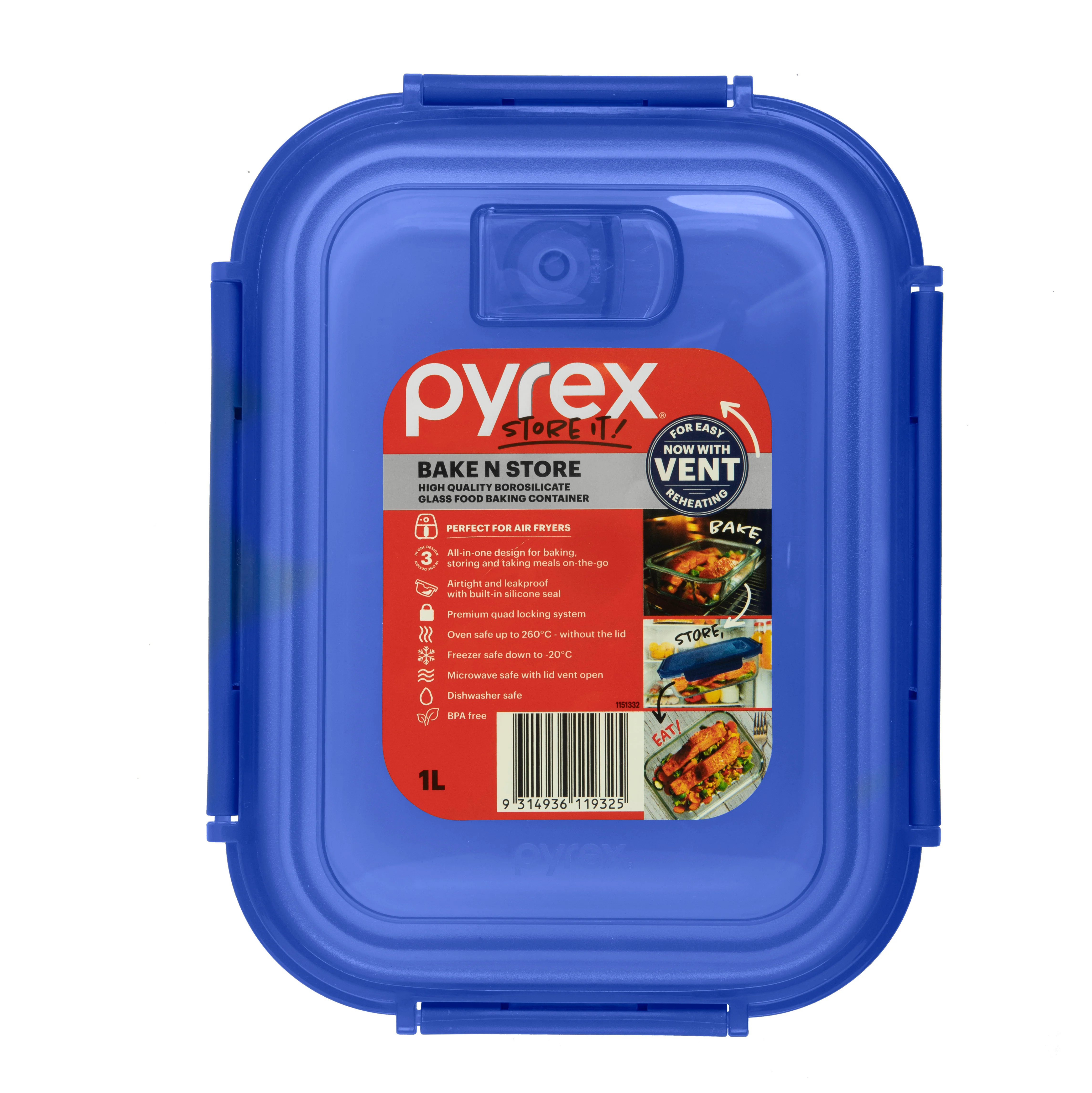 Pyrex® Bake N Store Rectangle 1L - Image 3