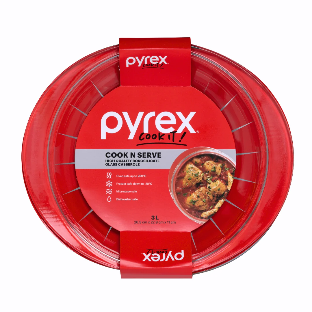 Pyrex® Cook N Serve Casserole 3L - Image 4