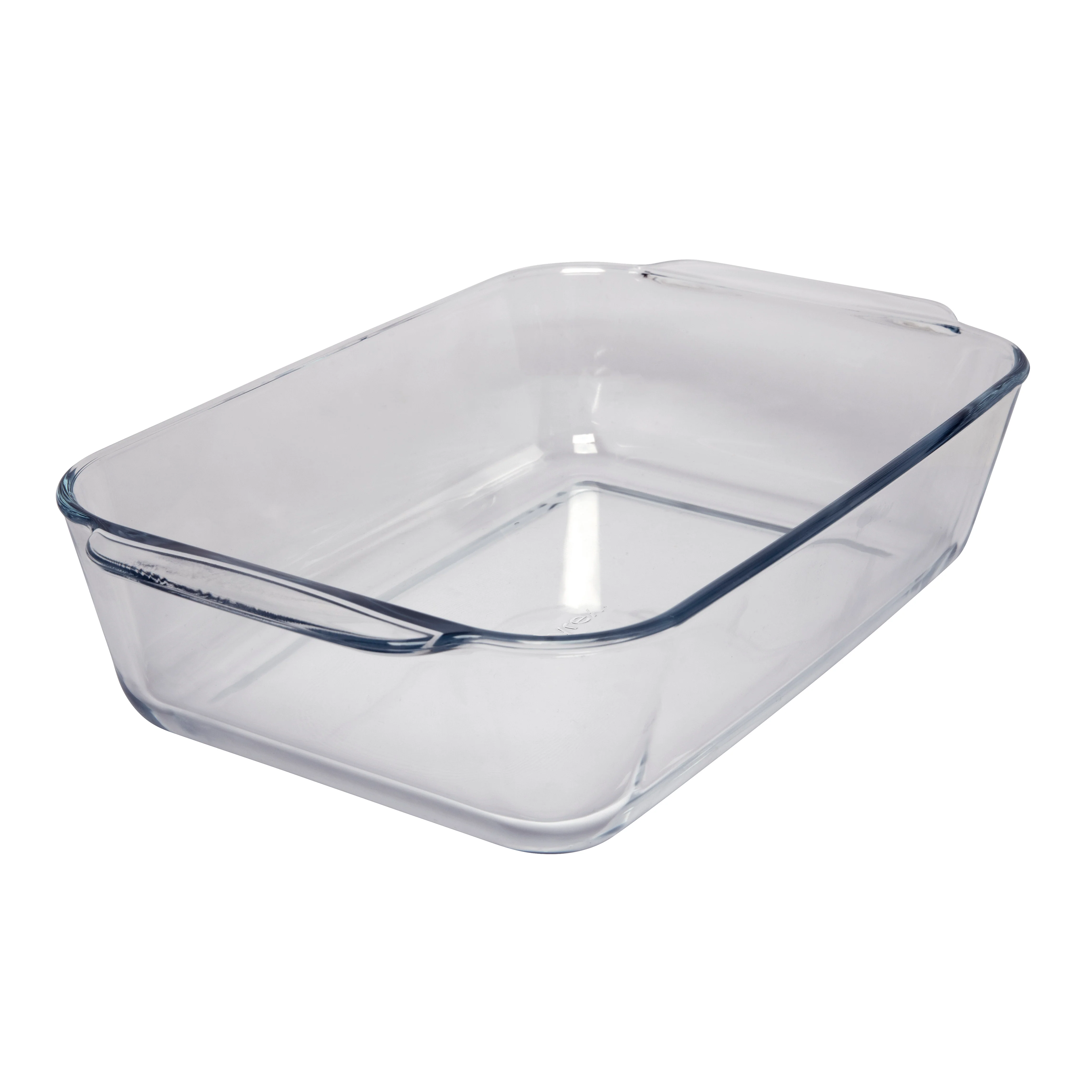 Pyrex® Deep Dish Rectangle Baker w/Navy Blue Lid 4.7L - Image 3