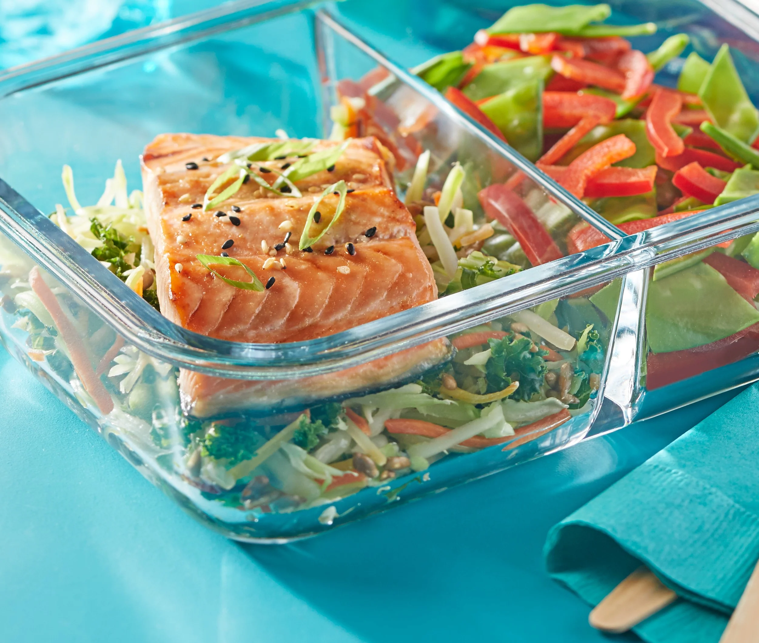 Pyrex® Divided Meal Prep Storage 1380mL - Image 3