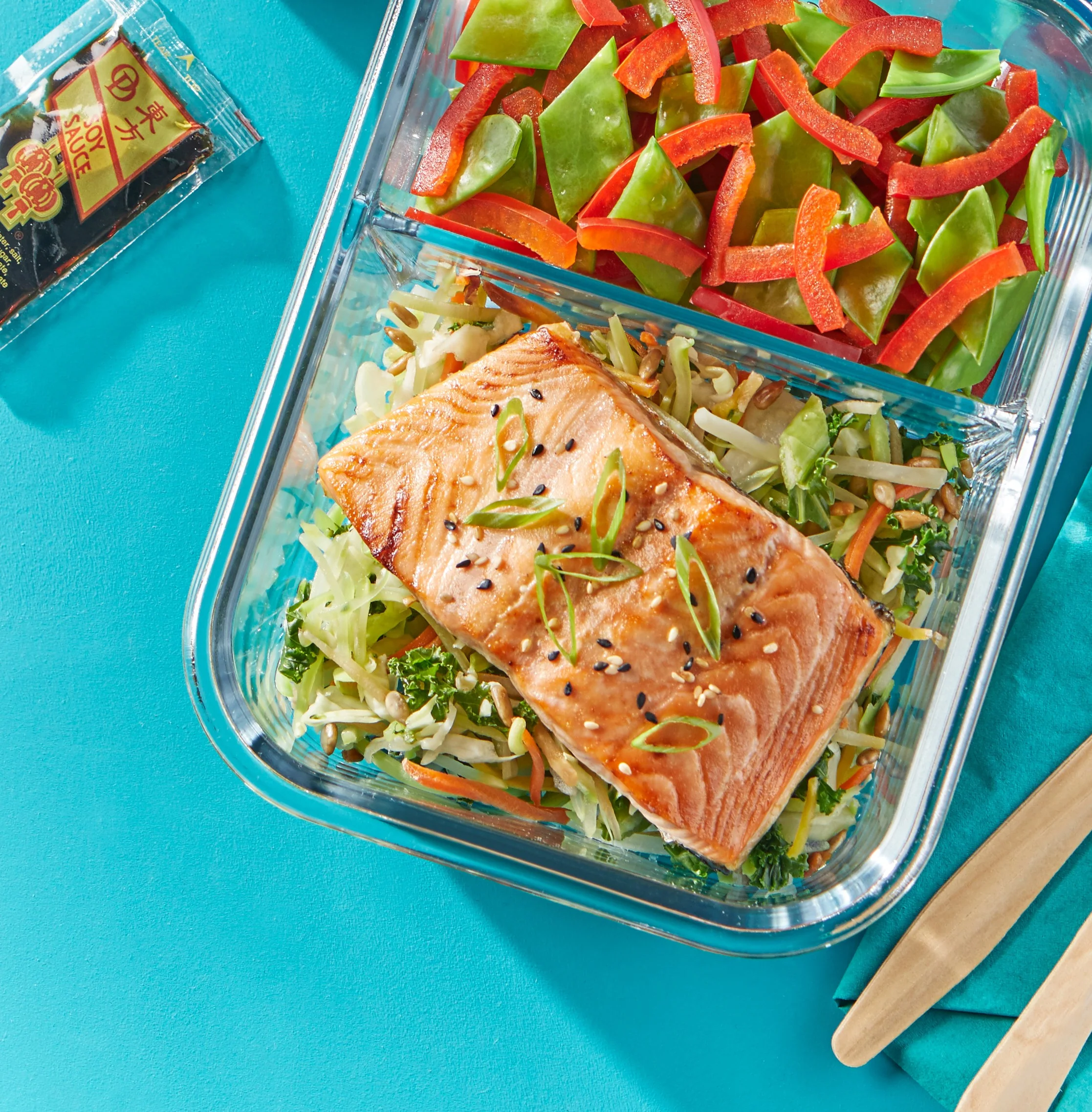 Pyrex® Divided Meal Prep Storage 1380mL - Image 4
