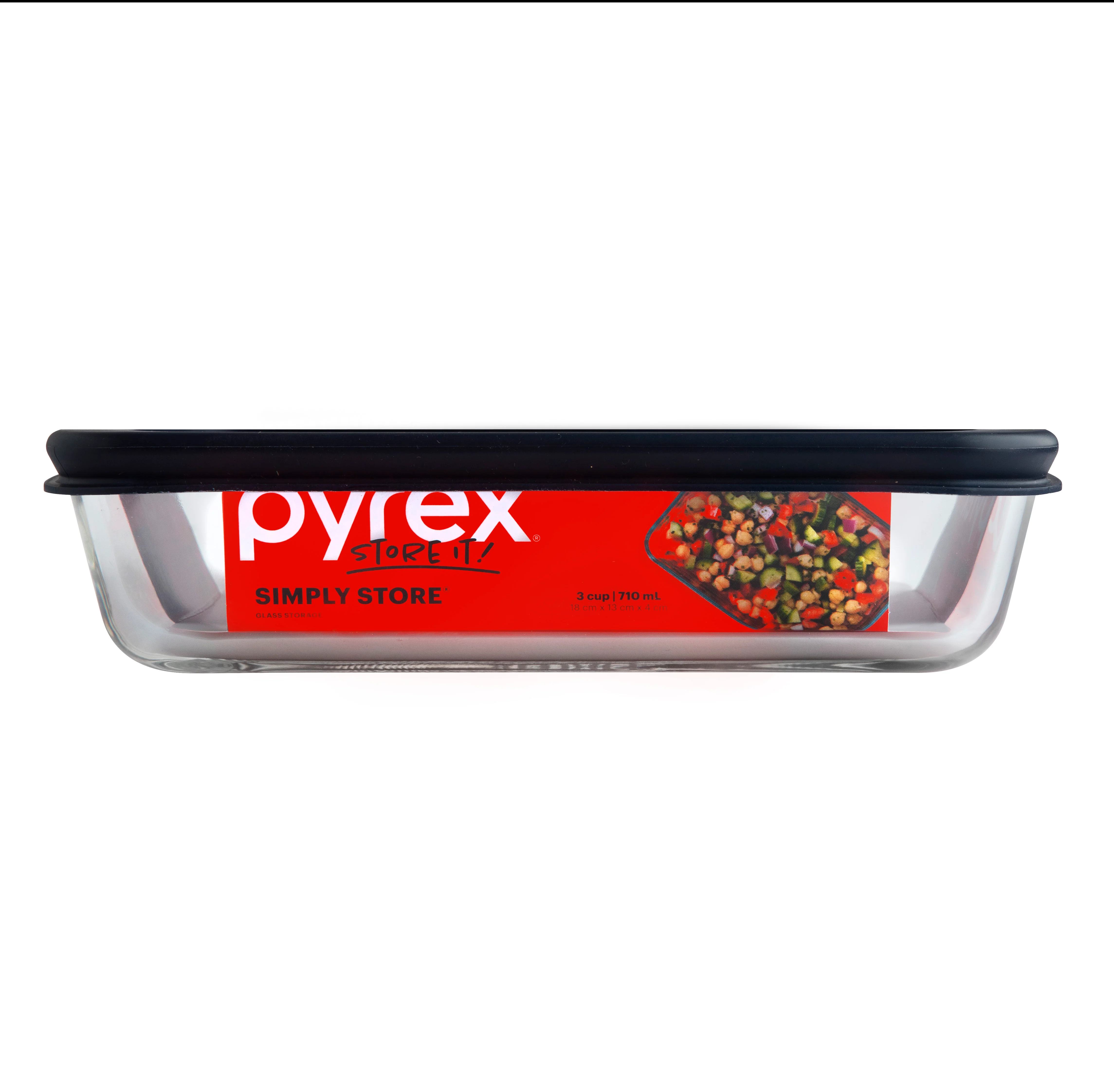 Pyrex® Simply Store Storage Rectangle 3 Cup/710mL - Image 2