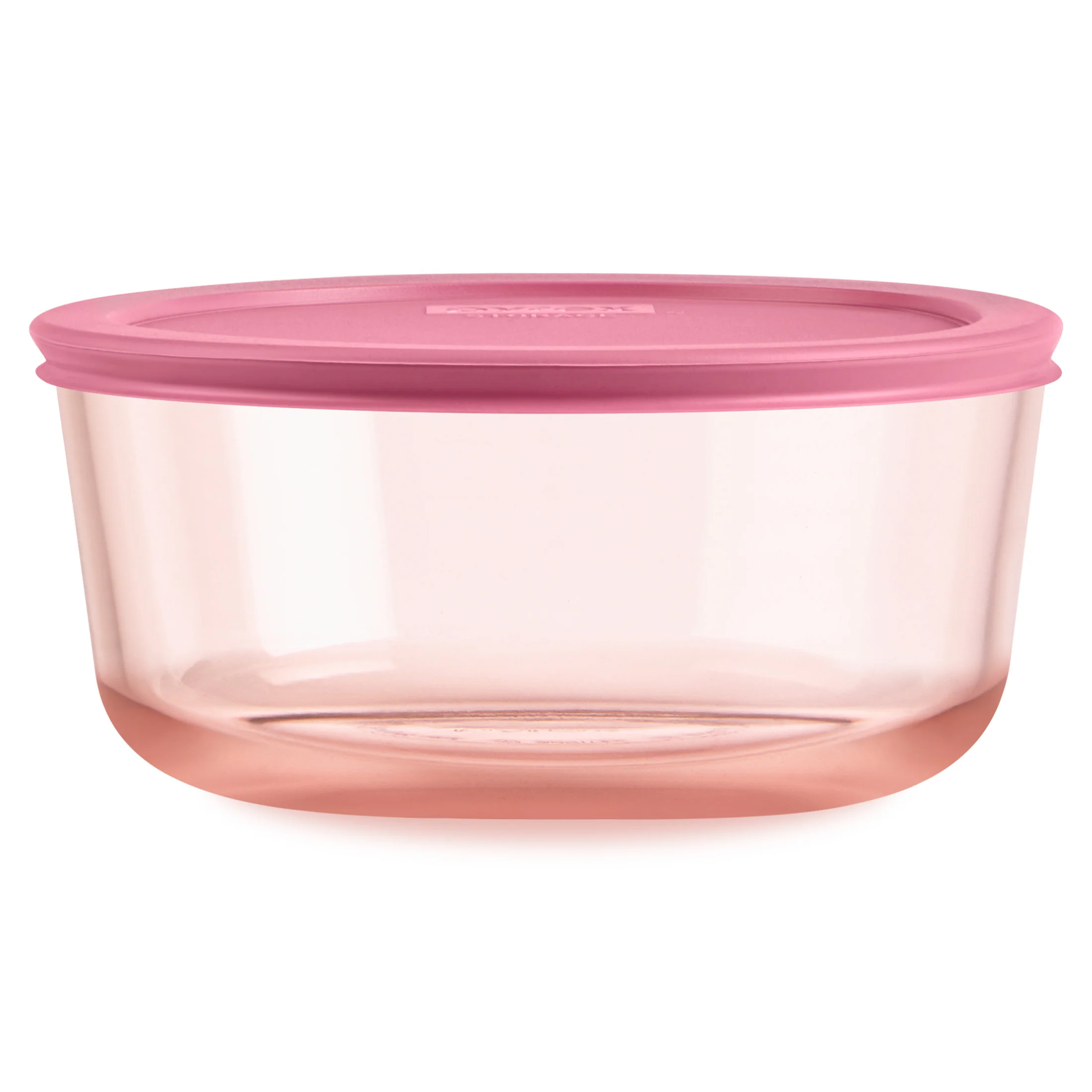 Pyrex® Colors Simply Store® 7 cup Round with Pink Lid